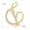Gold-D, variant on A-Z Initial 26 Letter Brooch Pins 18k Gold Plated Cubic Zirconia Breastpin Name Personalized Gifts for Women Men