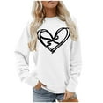 thumbnail image 1 of TaTaai Hoodies Shirts for Women Early Fall Long Sleeve Tops Vintage Graphic Outfits Tops Fashion Pullover Tees Gift, 1 of 5