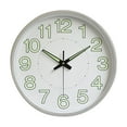 thumbnail image 1 of Reloj De Pared Luminoso De 12 Pulgadas, Movimiento Silencioso, Hora Precisa, Fácil De Leer, Resistente Y Duradero, Perfecto Para Decoración De Dormitorio, Sala De, 1 of 8