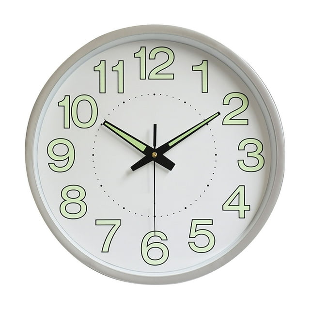 Reloj de pared luminoso Jadeshay de 12 pulgadas Tipo A