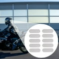 thumbnail image 3 of S SERENABLE 10 Pieces Reflective Stickers Reflective Tape Easy to Install Multifunctional Decals Warning Sticker for Vehicles Helmet Bike Silver, 3 of 9