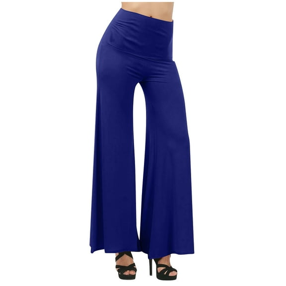 JINMGG 2026 Pants for Women,Women's Loose High Waist Wide Leg Pants Workout Out Leggings Casual Trousers Yoga Gym Flare Pants