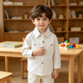 thumbnail image 2 of YOUYEDIAN Button Down Shirts for Boys Fashion Long Sleeve Shirts Casual Collared Tops, 2 of 5