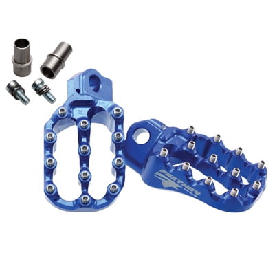 Fastway Evo Air Motorcycle Foot Pegs Kit Blue for KTM 400 XC-W 2009-2010