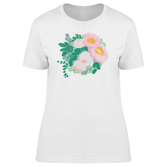 Cool Pink Flowers Bouquet Tee Women's -Image by Shutterstock