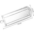 thumbnail image 4 of Acrylic Makeup Organizer Round Cosmetic Storage Cotton Pad Dispenser Container Holder Organizer, 4 of 4