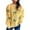 Yellow, variant on Womens Sweater Hanging Solid Color Long-sleeved Round Neck Casual Knitted Sweater Yellow M Sweater for Women