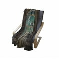 thumbnail image 4 of Steampunk Soft Flannel Fleece Blanket, Fantasy Background Print of Inside View of Clock Tower Wooden Mezzanine, Cozy Plush for Indoor and Outdoor Use, 50" x 70", Pale Brown Turquoise, by Ambesonne, 4 of 6
