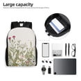 thumbnail image 5 of Rocae Herbs and Wildflowers print Computer bag with separate compartment, suitable for 15 inch laptop backpack, gift for men and women, 5 of 8