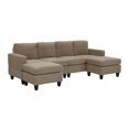 thumbnail image 3 of Miekor Furniture Savannah Modular Corduroy Sectional Sofa with Ottoman MK6739, 3 of 9