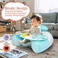thumbnail image 4 of Blublu Park Baby Inflatable Seat with Cover for Babies 3-36 Months, Portable Baby Chair Sit Me Up Floor Seat with Detachable Activity Sensory Tray, Baby Seats for Sitting up, Elephant, 4 of 7