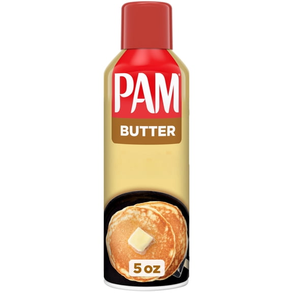 PAM Non-Stick Cooking Spray, Butter Taste, Great for Air Fryer, Baking & Grilling, 5 oz.
