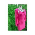 thumbnail image 2 of Vestido Corte De Lechuga Con Sueter Conjunto Color Fucsia Talla Grande Marca Emil SaEs, 2 of 4