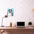 thumbnail image 3 of Stupell Industries Great Dane Dog Pet Animal Blue Watercolor Painting Wall Plaque Art by George Dyachenko, 3 of 3