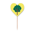 thumbnail image 1 of Flourish Tree Cartoon Lovely Toothpick Flags Heart Lable Cupcake Picks, 1 of 3