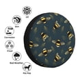thumbnail image 5 of Spare Tire Cover, cute bee leaves dark Wheel Cover Tire Covers for Trailers Car Truck Camper Universal Tire Covering Fits Diameter 16 inch, 5 of 7
