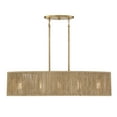 thumbnail image 3 of 5 Light Linear Chandelier In Bohemian/Eclectic Style-9 Inches Tall And 14 Inches Wide Savoy House 1-1738-5-320, 3 of 5
