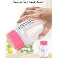 thumbnail image 3 of Travel and Storage Bottle Caps Compatible with Avent Baby Bottles, Bottle Lids Replacement, 8 Count, Pink, 3 of 5