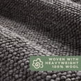 thumbnail image 6 of TOWN & COUNTRY TERRA Olea Bubble Texture Handcrafted 100% Wool Area Rug, Grey, 8'x10', 6 of 9