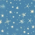 thumbnail image 6 of HAOXIT Blue Christmas Round Tablecloth  Winter Snowflake Stars Tree Deer Table Cloth Polyester Wrinkle Free Farmhouse Xmas Night Table Cover for Holiday Tea Party Home Kitchen Table 31-35, 6 of 8