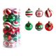 thumbnail image 5 of 30 bolas colgantes navideñas para porche, decoraciones navideñas, fáciles de colgar Rojo Verde Blanco, 5 of 9