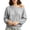 Gray-Hvyesh sweatshirts for women, variant on Womens Off Shoulder Sweatshirt Slouchy Fleece Pullover Tops Casual Solid Crop Top College Teen Workout Gym Sweatshirts
