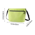 thumbnail image 3 of UNLLLL Waterproof Zipper Storage Crossbody Bag, Portable PVC Beach Toiletry Organizer, Travel Dry Shoulder Bag, for Swimming Diving Outdoor Adventure Use (Green), 3 of 7