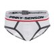 thumbnail image 2 of Calzoncillos de Hombre Elásticos Escritos Ropa Interior Bañador Noche Lencería Calzones Uso Diario Deporte Blanco Yinane ropa interior para hombres, 2 of 8