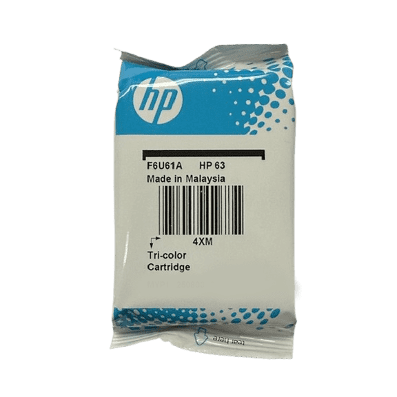 Original 63 Tri-Color Standard Yield Ink Cartridge (F6U61AN)