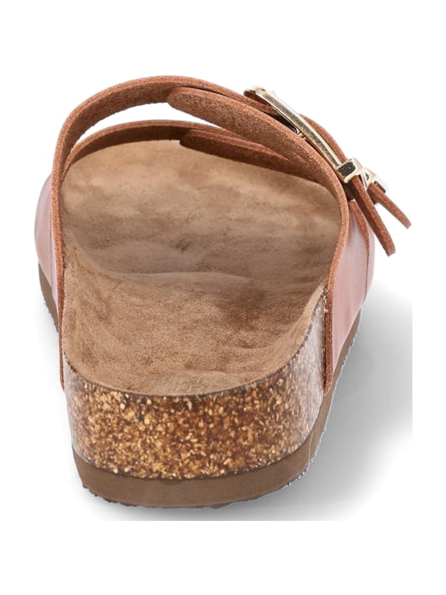 Time and Tru Women's Footbed Slide Sandals, Wide Width Available