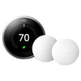 thumbnail image 2 of Google BH1252-US Nest Learning Thermostat - Smart Wi-Fi Thermostat Stainless Steel and Nest Temperature Sensor 2 Pack, 2 of 9