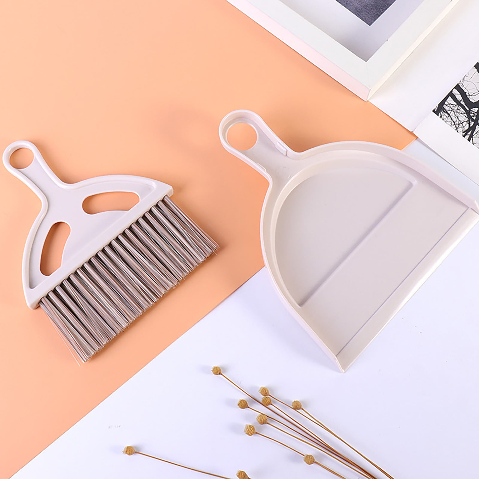 NANDIYNZHI Mini Broom and Dustpan Set Clearance Mini and Small Dustpan Brush Mini and Dustpan Small and Dustpan Set Mini Dustpan and Brush Set Small Dust Pan and Brush Set Clearance Sale