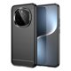 thumbnail image 1 of For Honor Magic7 5G Case Carbon Fiber Texture Brushed Anti Fingerprint Phone Back Cover - Black, 1 of 5