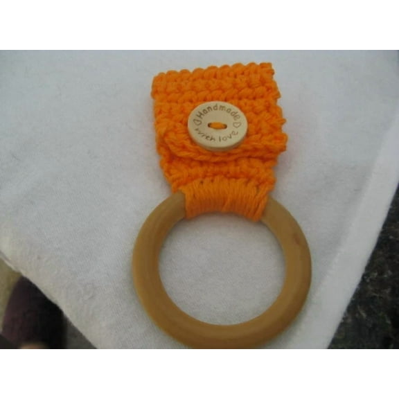 Crochet Kitchen Towel Wood Ring Holder ~ **Gift Idea