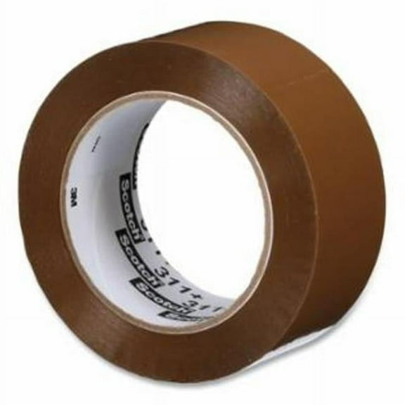Scotch 405-638060-14367 2 in. x 110 Yard 311 Plus 2.05 mil High Tack Box Sealing Tape, Tan