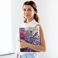 thumbnail image 6 of Bird Flowers Floral Purple 3 Ring Binders 1.5 inch Hardcover File Folders with Interior Pockets A4 Size Organizer for School Office Hospital Set of 2, 6 of 8