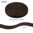 thumbnail image 3 of Correa de sujeción para árboles Uxcell - 2 rollos de 295 pies x 1 pulgada, correas de sujeción para jardín aplicables al aire libre/jardín (marrón), 3 of 6