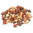 thumbnail image 2 of HILABEE 50Pcs Wooden Cross Charms Hanging Pendants Fashion Unfinished Wood Cross Beads Cross Pendants for Jewelry Findings, 2 of 8