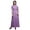 Amethyst, variant on Bimba Rayon Print Shibori Womens Printed Side Slit Summer Dress Long Maxi Gown-Large