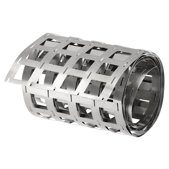 Uxcell 1 Roll 1m Nickel-Plated Steel Strip, Steel Tape for Battery Welding, 87.5x0.15mm(WxT)