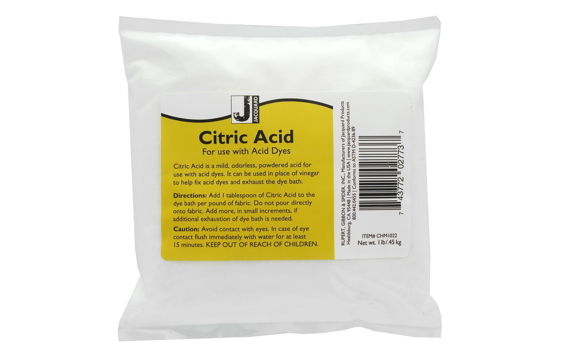 Jacquard Citric Acid 1lb