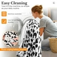 thumbnail image 2 of Cow Heated Blanket Electric Blanket Throw - Faux Fur Heating Blanket Grey, Cow Electric Blanket, 50"*60", 2 of 8