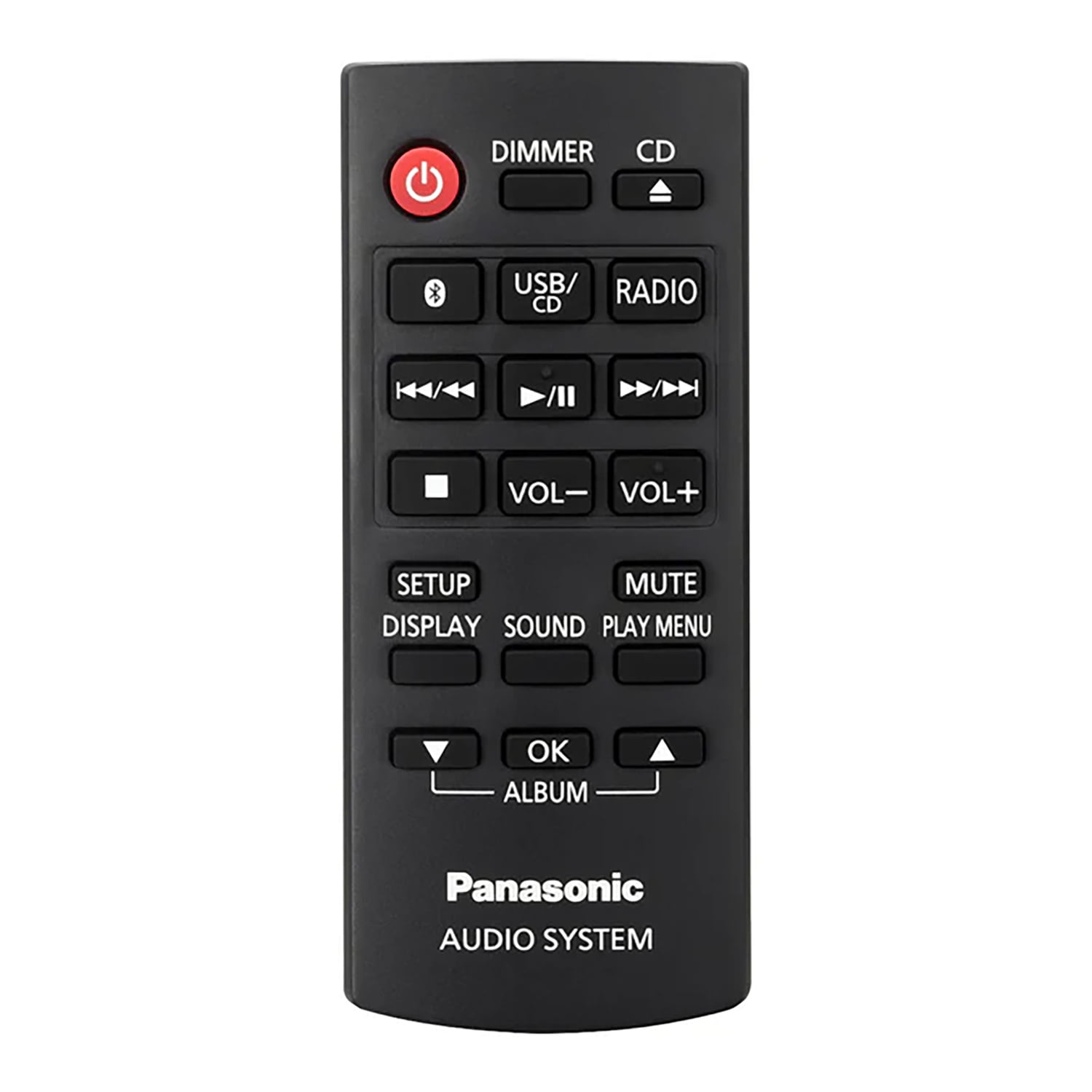 Panasonic Bluetooth Compact Home Stereo System with 2-Way Speakers, Amp, CD Player, Radio, and Remote, PM700, SC-PM700PP-K