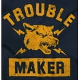 thumbnail image 2 of Trouble Maker Angry Wolf Gym Workout Plus Size Crewneck Graphic Tee Shirt Brisco Brands 2X, 2 of 4