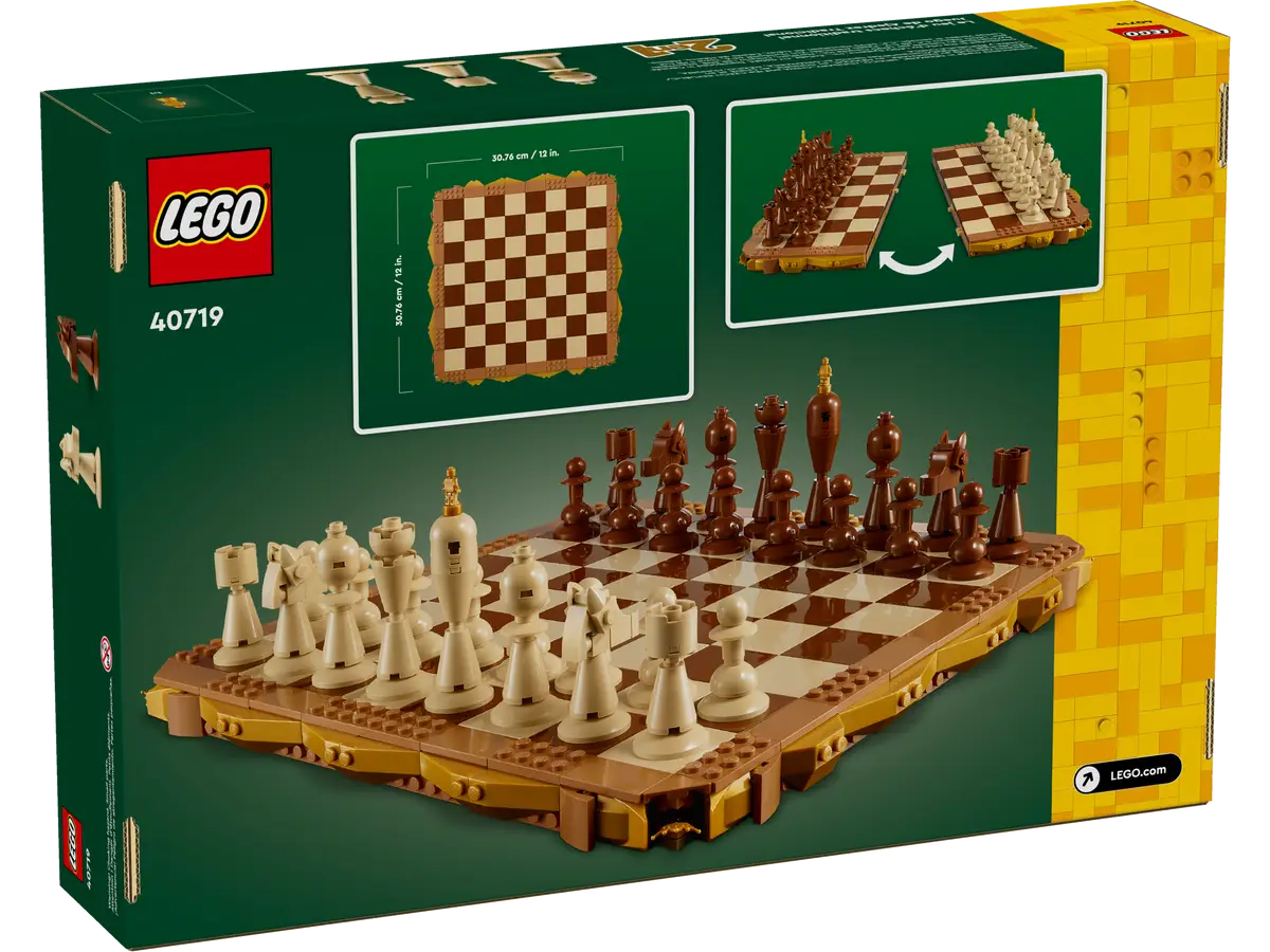Lego 40719 Traditional Chess Set (2 in 1 includes Checkers)