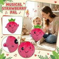 thumbnail image 4 of Clearance! Plush Strawberry Music Toy – Interactive Beat Piano Doll, Great Parent-Child Bonding Toy, Cute Plushies for Babies, Sensory Stuffed Animal for Rhythm, 4 of 8