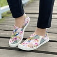 thumbnail image 1 of Zapatos de lona de corte bajo de fondo plano para mujer Zapatos planos casuales para estudiantes de versión perezosa de un pie Wmkox8yii FOPL2069, 1 of 7