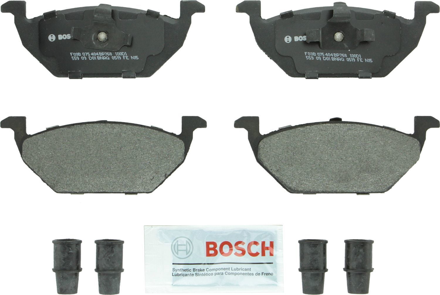 Bosch BP768 QuietCast Semi-Metallic Brake Pads