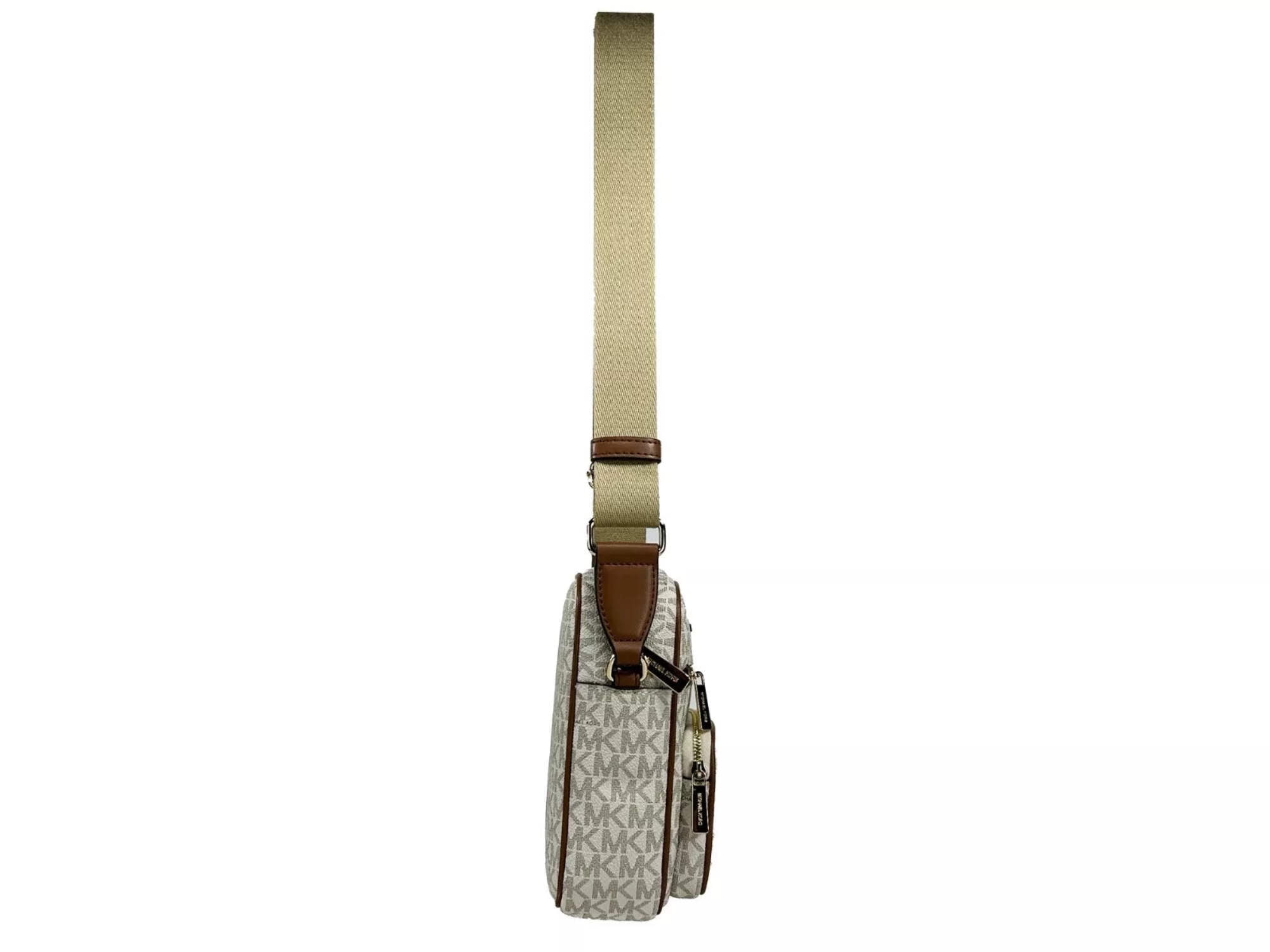 Michael Kors Women's Jet Set Medium Signature Logo Crossbody