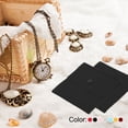 thumbnail image 6 of Uxcell Jewelry Pouches, 2Pcs Soft Velvet with Snap Button for Necklace Rings, Black(3.4x3.4",5x5"), 6 of 7